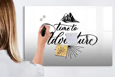 Tablă magnetică cu ștergere uscată model Aventură