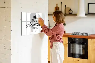 Tablă magnetică cu ștergere uscată model Aventură