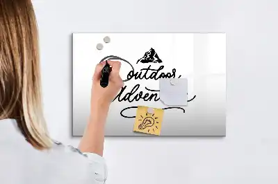 Tablă magnetică cu ștergere uscată model Aventură în aer liber