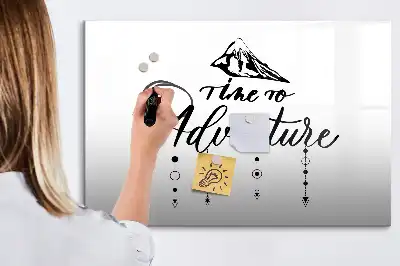 Tablă magnetică cu ștergere uscată model Aventură