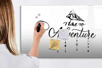 Tablă magnetică cu ștergere uscată model Aventură