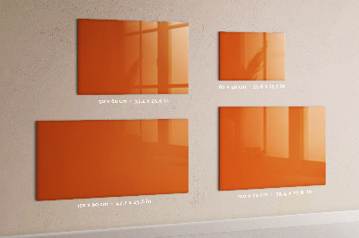 Tablă magnetică culoare portocalie