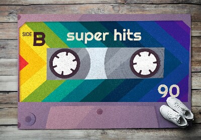 Covor intrare Curcubeu de casetă retro super hits