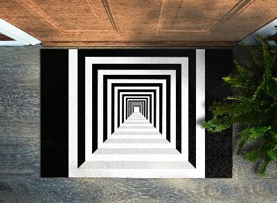Covoras intrare Tunel geometric 3d