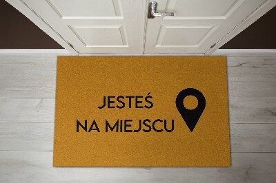 Covor intrare interior Jesteś na miejscu