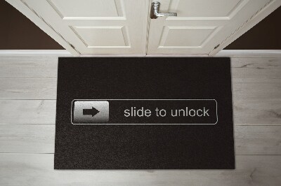 Covoras intrare Slide to unlock