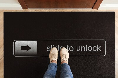 Covoras intrare Slide to unlock