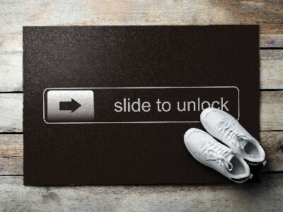 Covoras intrare Slide to unlock