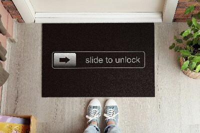 Covoras intrare Slide to unlock