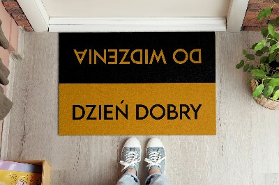 Covoras intrare Dzień dobry do widzenia