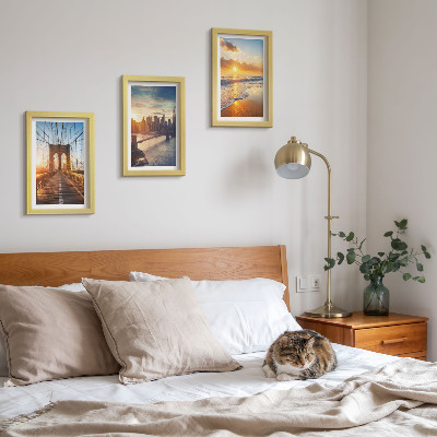 Galerie de perete Poduri și apusuri de soare în peisajul urban