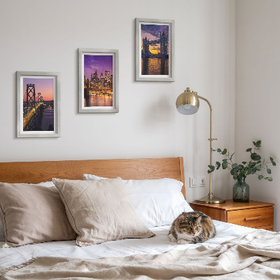Galerie de perete Poduri și peisaje urbane la apus