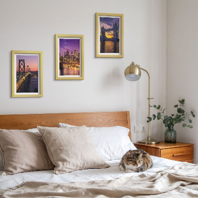 Galerie de perete Poduri și peisaje urbane la apus