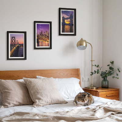 Galerie de perete Poduri și peisaje urbane la apus