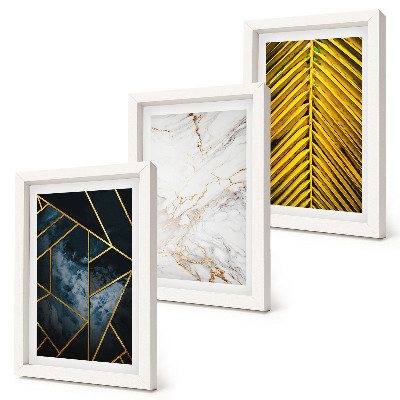 Galerie de perete Modele geometrice moderne și motive vegetale naturale