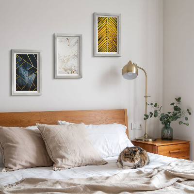 Galerie de perete Modele geometrice moderne și motive vegetale naturale