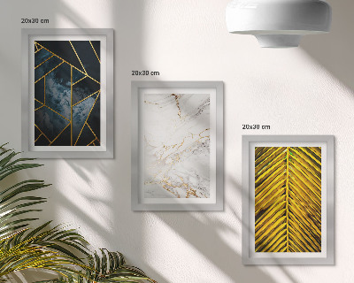 Galerie de perete Modele geometrice moderne și motive vegetale naturale