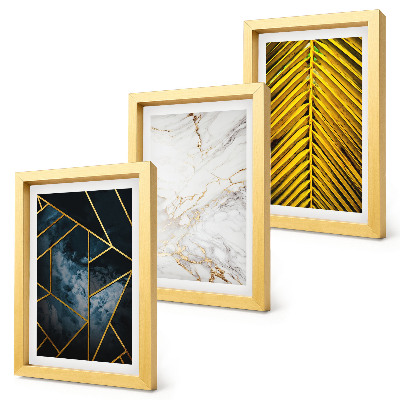 Galerie de perete Modele geometrice moderne și motive vegetale naturale