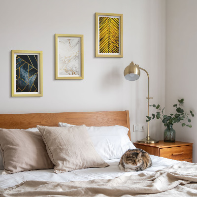 Galerie de perete Modele geometrice moderne și motive vegetale naturale