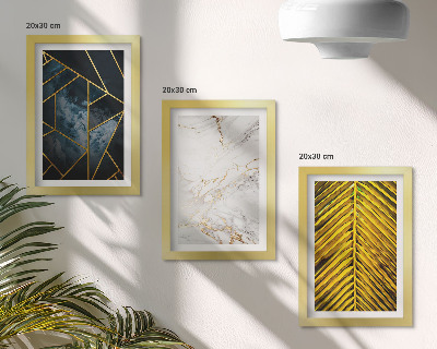 Galerie de perete Modele geometrice moderne și motive vegetale naturale