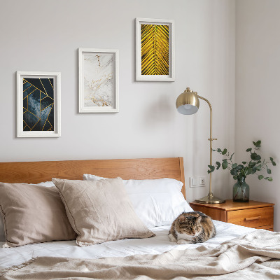 Galerie de perete Modele geometrice moderne și motive vegetale naturale