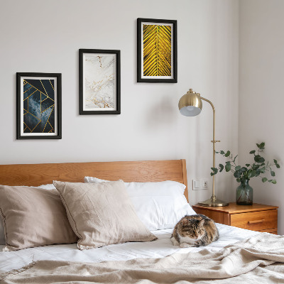 Galerie de perete Modele geometrice moderne și motive vegetale naturale