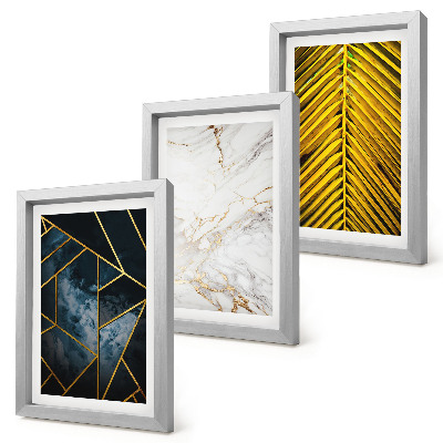 Galerie de perete Modele geometrice moderne și motive vegetale naturale