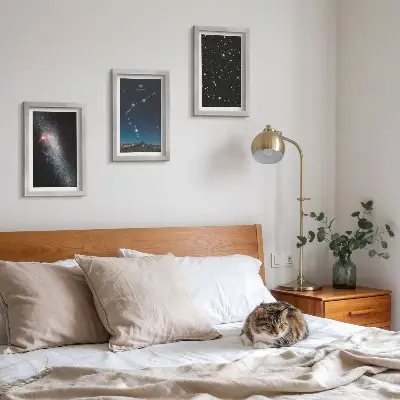 Galerie de perete cu semnul zodiacal Vărsător în spațiul galaxiei