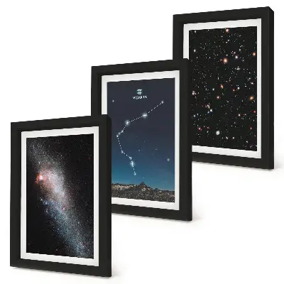 Galerie de perete cu semnul zodiacal Vărsător în spațiul galaxiei