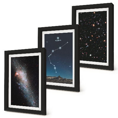 Galerie de perete Semnul zodiacal Vărsător în spațiul galaxiei