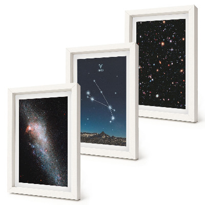 Galerie de perete Peisaje cosmice ale galaxiilor și constelațiilor zodiacului Berbec