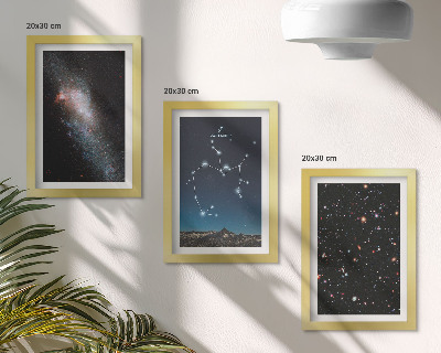 Galerie de perete Galaxii, constelații și semnul zodiacal Săgetător în spațiu