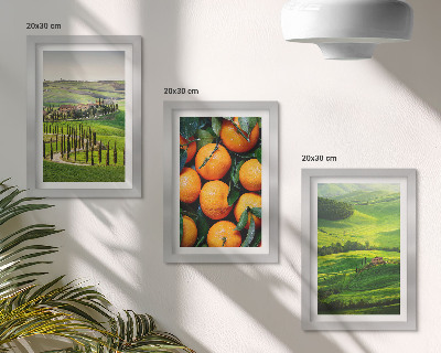 Galerie de perete Peisaj rural italian cu portocale și natură