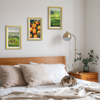Galerie de perete Peisaj rural italian cu portocale și natură