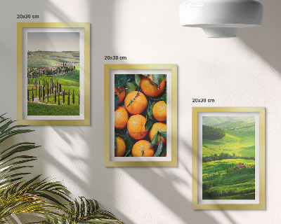 Galerie de perete Peisaj rural italian cu portocale și natură