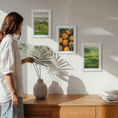 Galerie de perete Peisaj rural italian cu portocale și natură