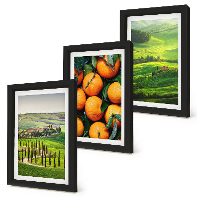 Galerie de perete Peisaj rural italian cu portocale și natură