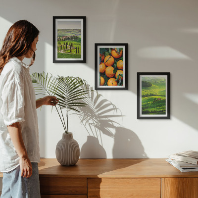 Galerie de perete Peisaj rural italian cu portocale și natură