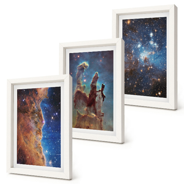 Galerie de perete Peisaje spațiale cu galaxii și nebuloase