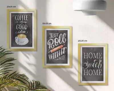 Galerie de perete cafea, căldură și confort în casa ta