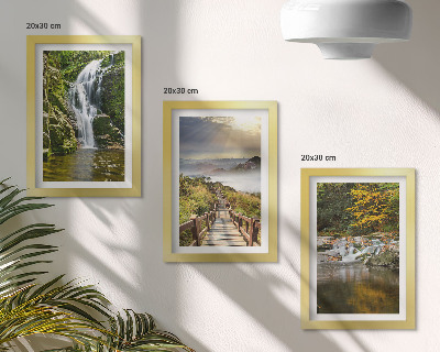 Galerie de perete Cascade, munți, cărări printre nori și priveliști de toamnă