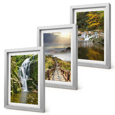 Galerie de perete Cascade, munți, cărări printre nori și priveliști de toamnă