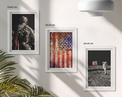 Galerie de perete Simboluri naționale americane Drapelul SUA