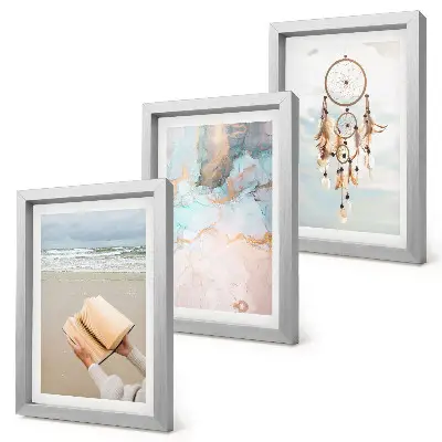 Set 3 tablouri cu tematică abstractă, mare și captator de vise boho
