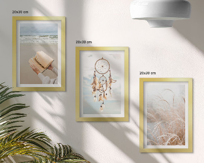 Galerie de perete Peisaje liniștite, priveliști delicate de vară, stil boho