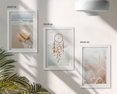 Galerie de perete Peisaje liniștite, priveliști delicate de vară, stil boho