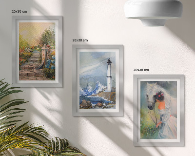 Galerie de perete Peisaje naturale, far și fată cu cal