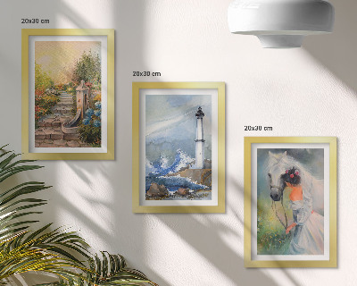 Galerie de perete Peisaje naturale, far și fată cu cal