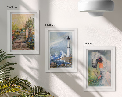 Galerie de perete Peisaje naturale, far și fată cu cal