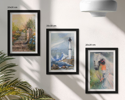 Galerie de perete Peisaje naturale, far și fată cu cal